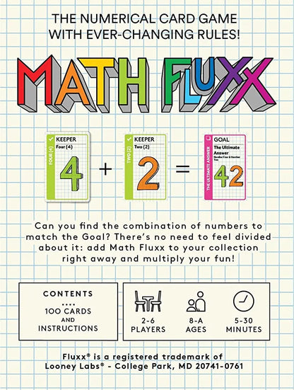 Math Fluxx-001 Board / Card Games-Brain Games OÜ