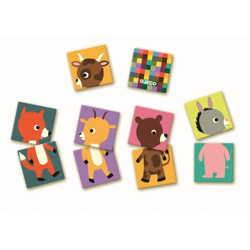 Memoriin-pusle "Loomad"-001 Board / Card Games-Brain Games OÜ