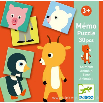Memoriin-pusle "Loomad"-001 Board / Card Games-Brain Games OÜ