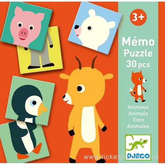 Memoriin-pusle "Loomad"-001 Board / Card Games-Brain Games OÜ
