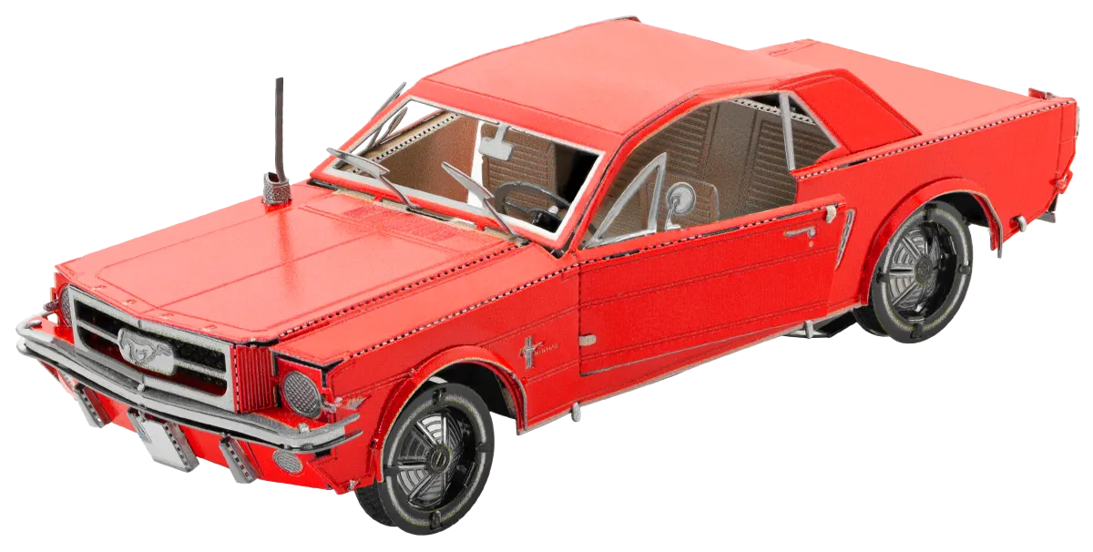 Metal Earth "1965 Ford Mustang, punane"-w011 WHSX Creativity & Brain Teasers-Brain Games OÜ