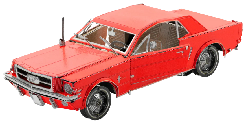 Metal Earth "1965 Ford Mustang, punane"-w011 WHSX Creativity & Brain Teasers-Brain Games OÜ