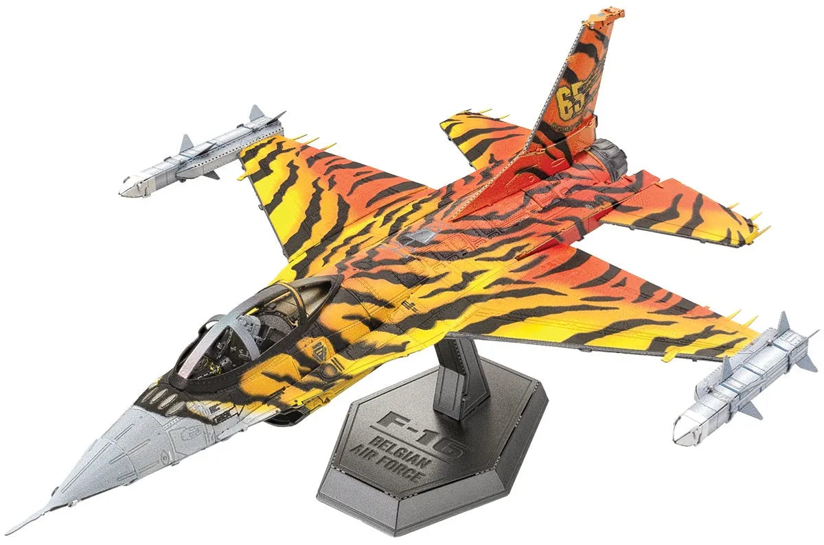Metal Earth "F-16 Fighting Falcon Belgian Air Force"-w011 WHSX Creativity & Brain Teasers-Brain Games OÜ