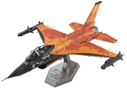 Metal Earth "F-16 Fighting Falcon Royal Netherlands Air Force"-w011 WHSX Creativity & Brain Teasers-Brain Games OÜ