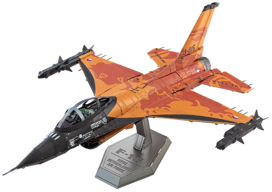 Metal Earth "F-16 Fighting Falcon Royal Netherlands Air Force"-w011 WHSX Creativity & Brain Teasers-Brain Games OÜ
