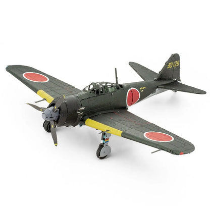 Metal Earth "Mitsubishi Zero in color"-w011 WHSX Creativity & Brain Teasers-Brain Games OÜ