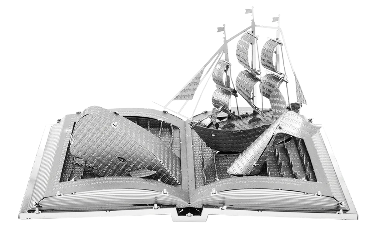 Metal Earth "Moby Dick Book Sculpture"-w011 WHSX Creativity & Brain Teasers-Brain Games OÜ