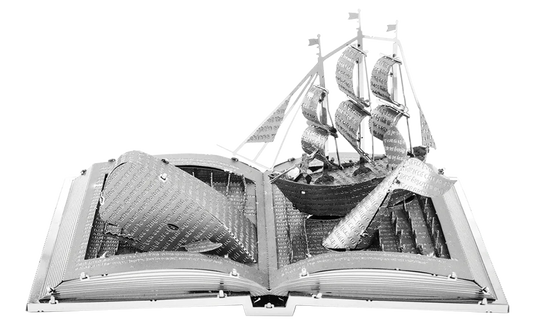 Metal Earth "Moby Dick Book Sculpture"-w011 WHSX Creativity & Brain Teasers-Brain Games OÜ