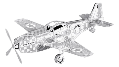 Metal Earth "Mustang P-51"-w011 WHSX Creativity & Brain Teasers-Brain Games OÜ