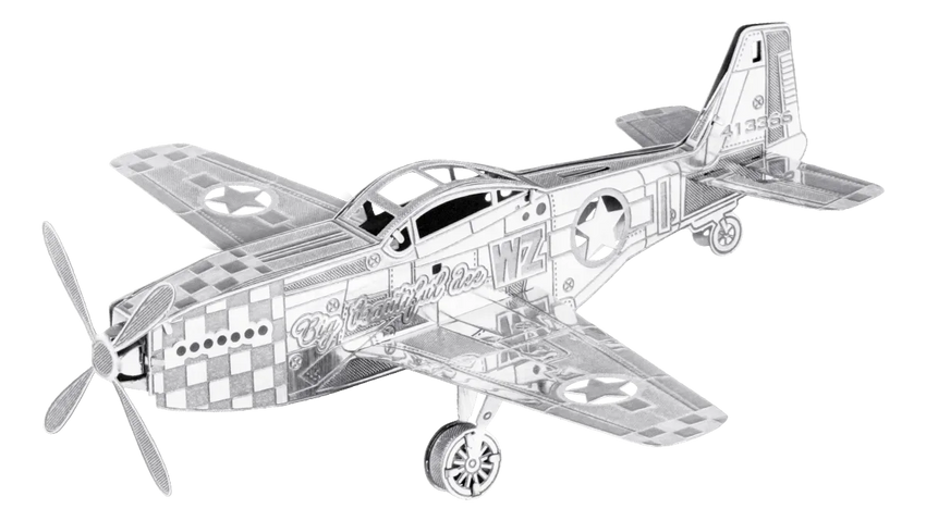 Metal Earth "Mustang P-51"-w011 WHSX Creativity & Brain Teasers-Brain Games OÜ