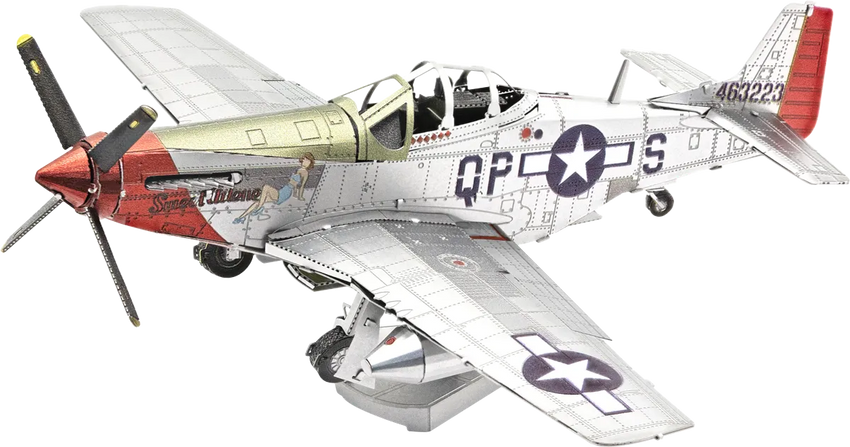 Metal Earth "P-51D Mustang Sweet Arlene"-w011 WHSX Creativity & Brain Teasers-Brain Games OÜ