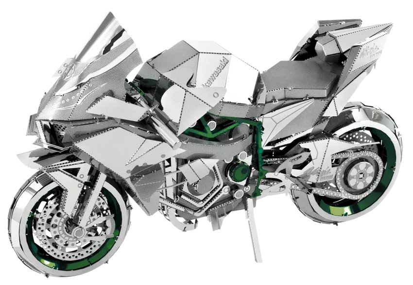 Metal Earth "Premium Series: Kawasaki Ninja H2R"-w011 WHSX Creativity & Brain Teasers-Brain Games OÜ