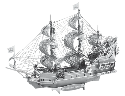 Metal Earth "Premium Series: Queen Anne's Revenge"-w011 WHSX Creativity & Brain Teasers-Brain Games OÜ