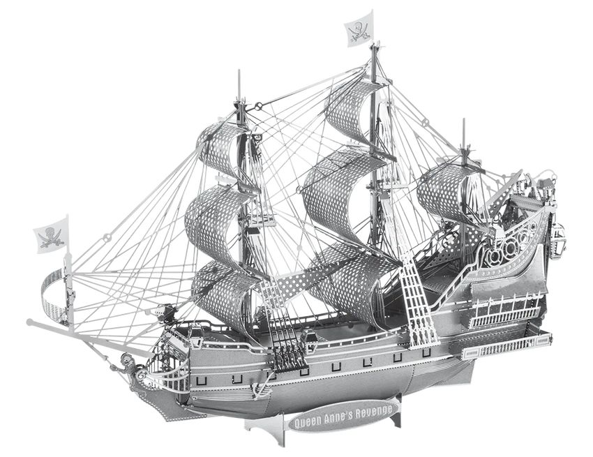 Metal Earth "Premium Series: Queen Anne's Revenge"-w011 WHSX Creativity & Brain Teasers-Brain Games OÜ