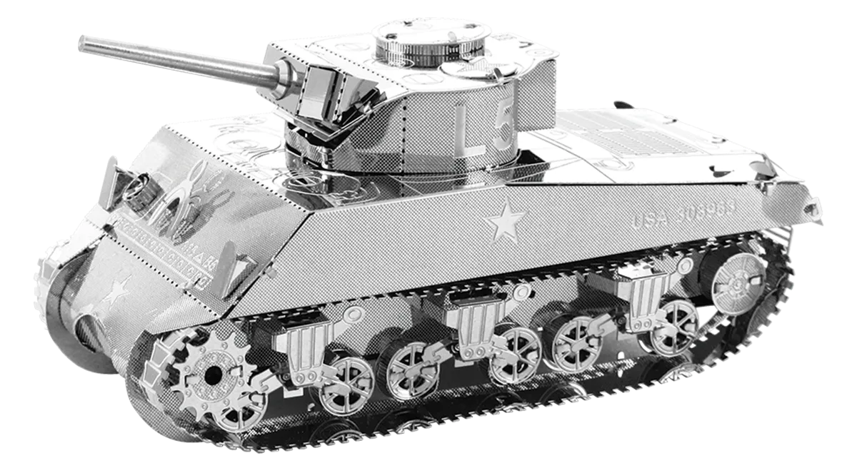Metal Earth "Sherman Tank"-w011 WHSX Creativity & Brain Teasers-Brain Games OÜ