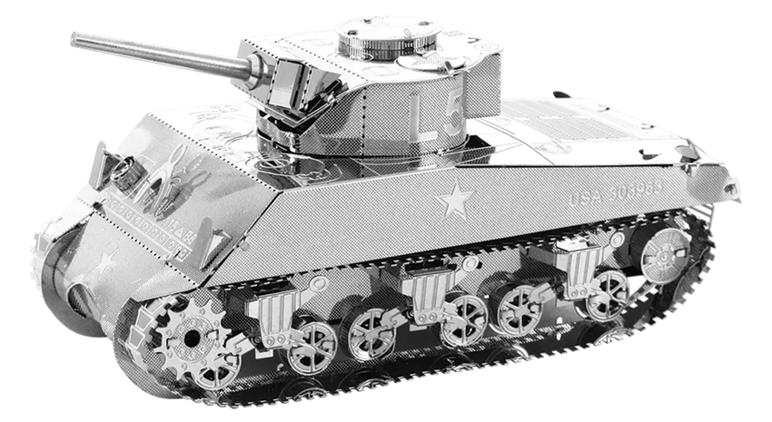 Metal Earth "Sherman Tank"-w011 WHSX Creativity & Brain Teasers-Brain Games OÜ