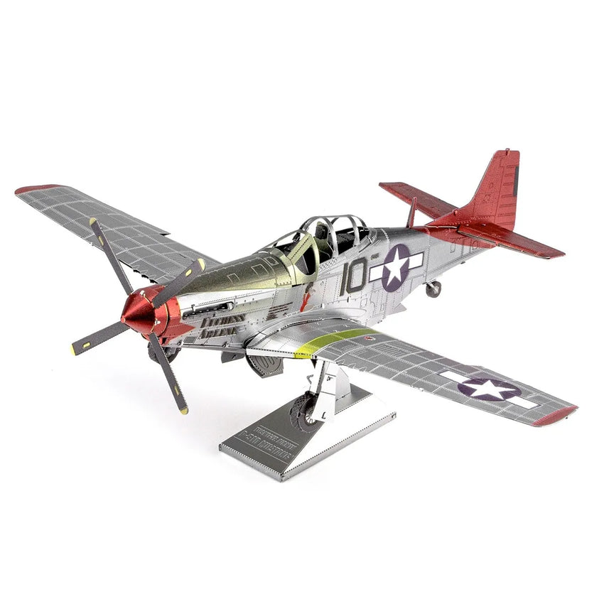 Metal Earth "Tuskegee Airmen P-51D Mustang"-w011 WHSX Creativity & Brain Teasers-Brain Games OÜ