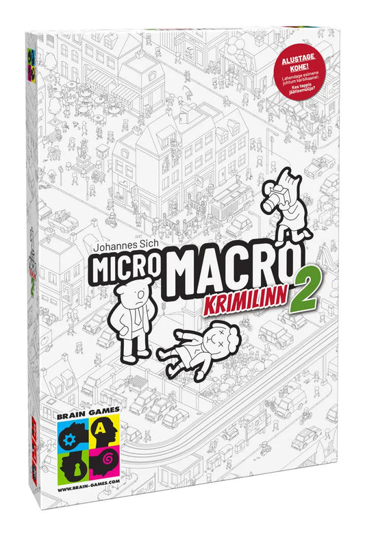 MicroMacro: Krimilinn 2-w101 WHS Board / Card Games-Brain Games OÜ