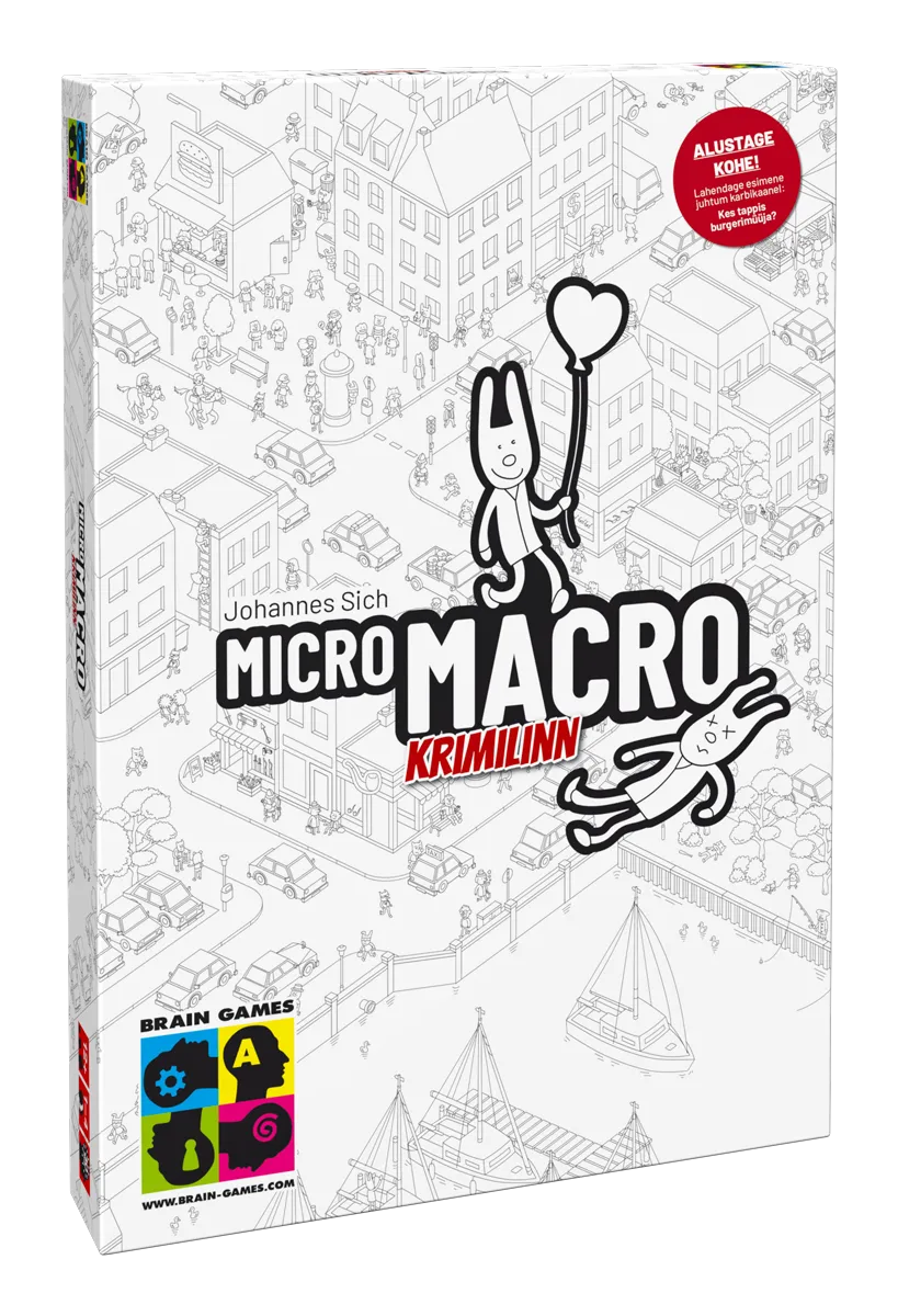 MicroMacro: Krimilinn-w101 WHS Board / Card Games-Brain Games OÜ