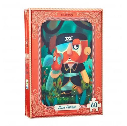 Mini pusle "Sam Parrot" 60 tk-101 Board / Card Games-Brain Games OÜ