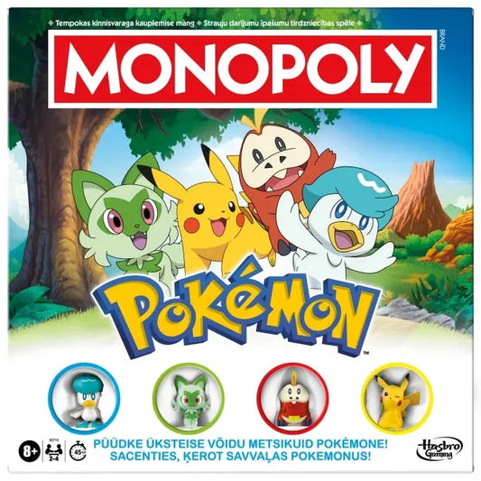 Monopoly Pokemon EE/LV-001 Board / Card Games-Brain Games OÜ