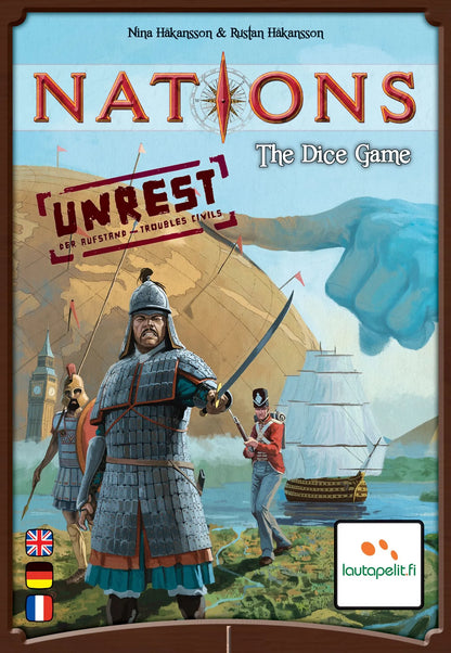 Nations: The Dice Game - Unrest-101 Board / Card Games-Brain Games OÜ