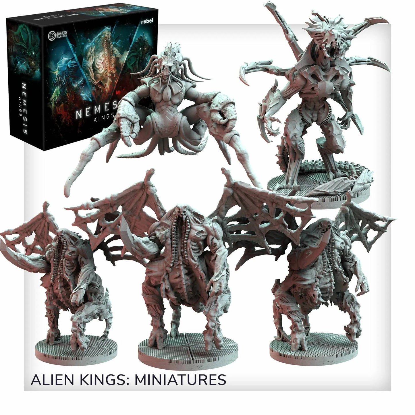 Nemesis: Alien Kings miniatuurid-101 Board / Card Games-Brain Games OÜ