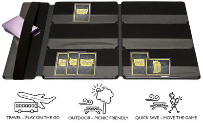 Nomad - Black - Outdoor & Travel Playmat-Strateegiamängud-Brain Games OÜ