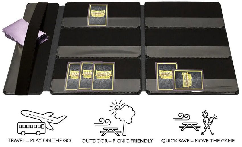 Nomad - Black - Outdoor & Travel Playmat-Strateegiamängud-Brain Games OÜ