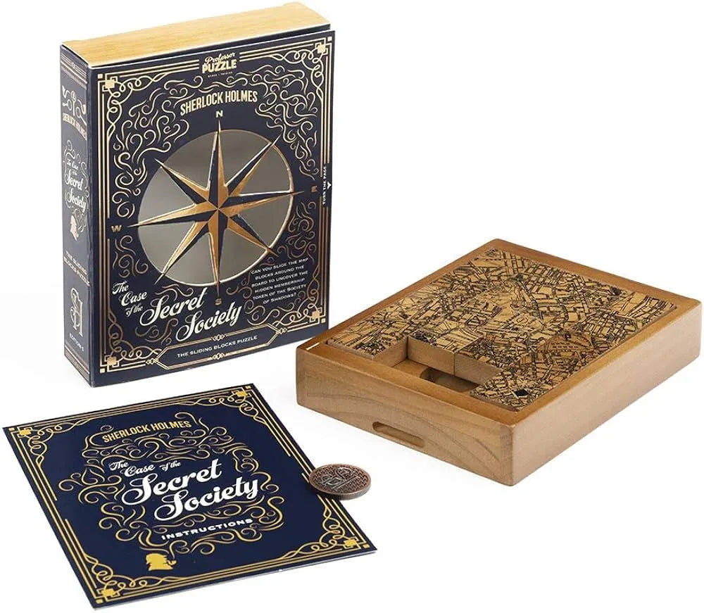 Nuputamisvigur "Sherlock Holmes - The Case of the Secret Society"-w001 WHSX Board / Card Games-Brain Games OÜ