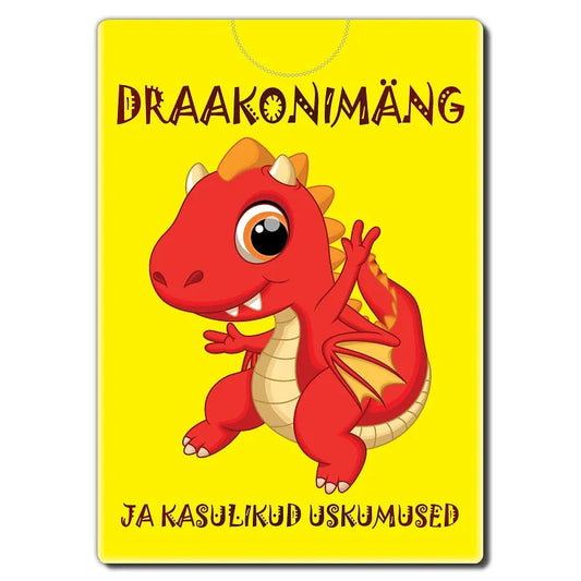 Õppekaardid-lauamäng: Draakonimäng ja kasulikud uskumused-Lastemängud-Brain Games OÜ