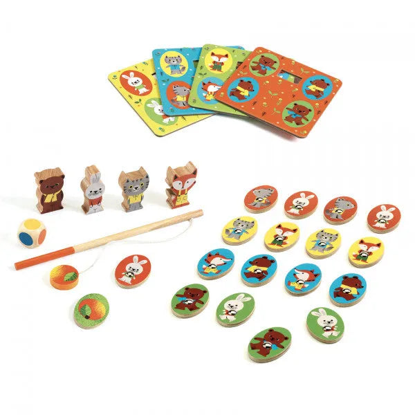 Õppemäng puidust "Ludo Wood - 4 games"-Lastemängud-Brain Games OÜ