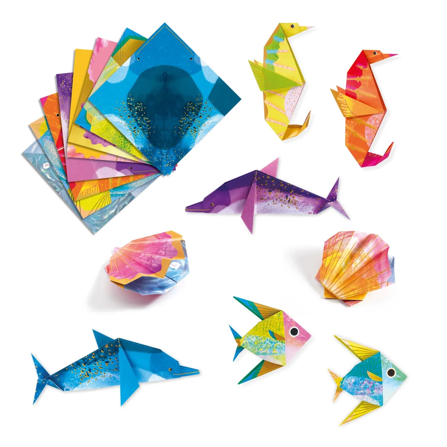 Origami "Sea creatures"-011 Creativity & Brain Teasers-Brain Games OÜ