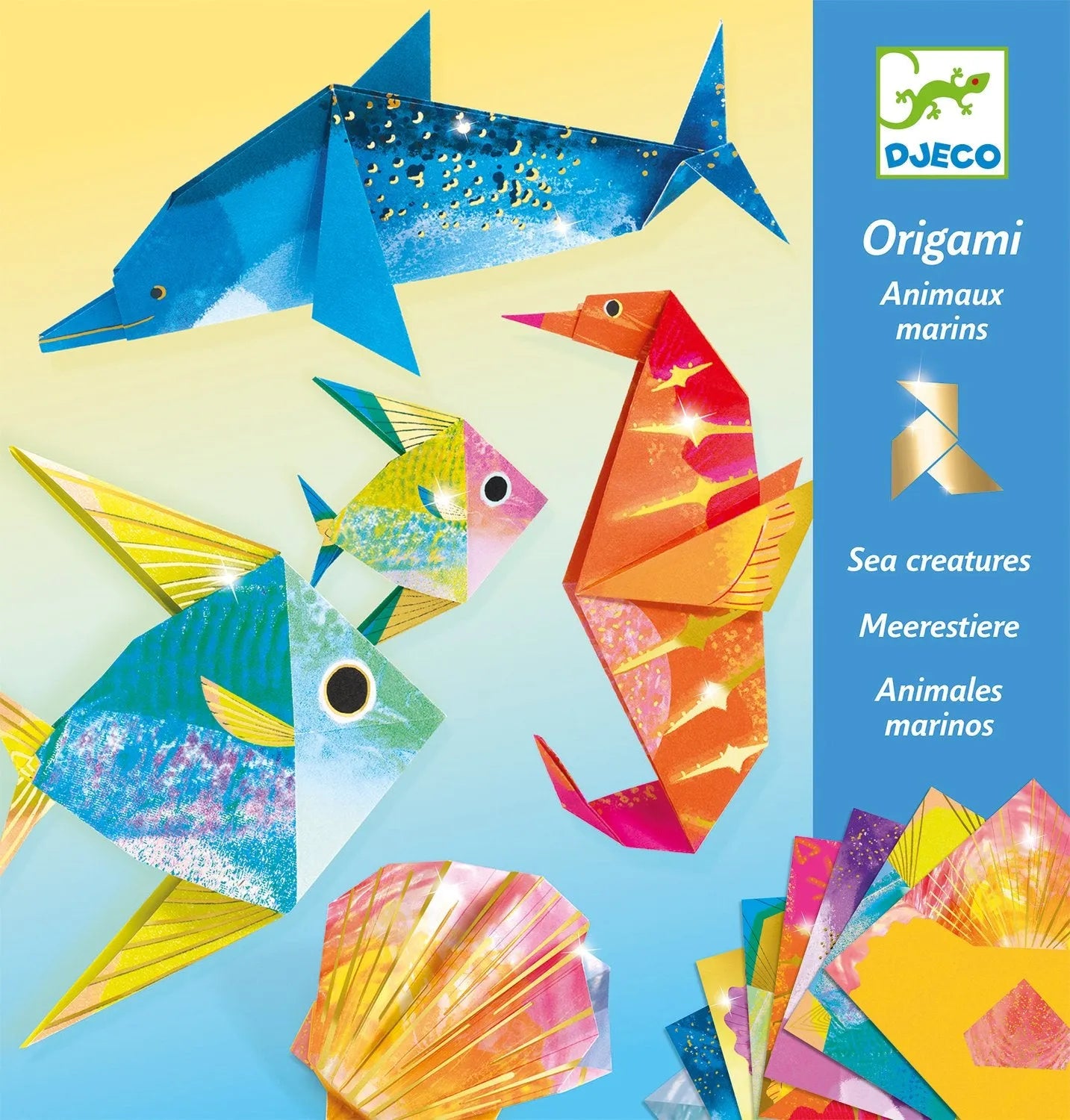 Origami "Sea creatures"-011 Creativity & Brain Teasers-Brain Games OÜ