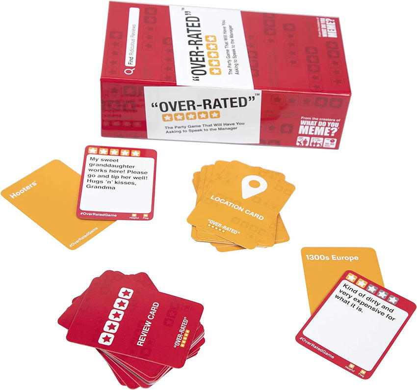 Over-Rated-101 Board / Card Games-Brain Games OÜ