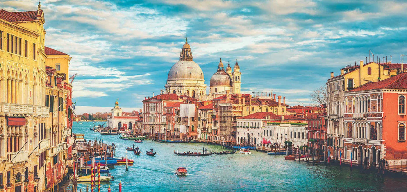 Panoraampusle "Grand Canal, Venice" 3000 tk-w008 WHSX Jigsaw Puzzles-Brain Games OÜ
