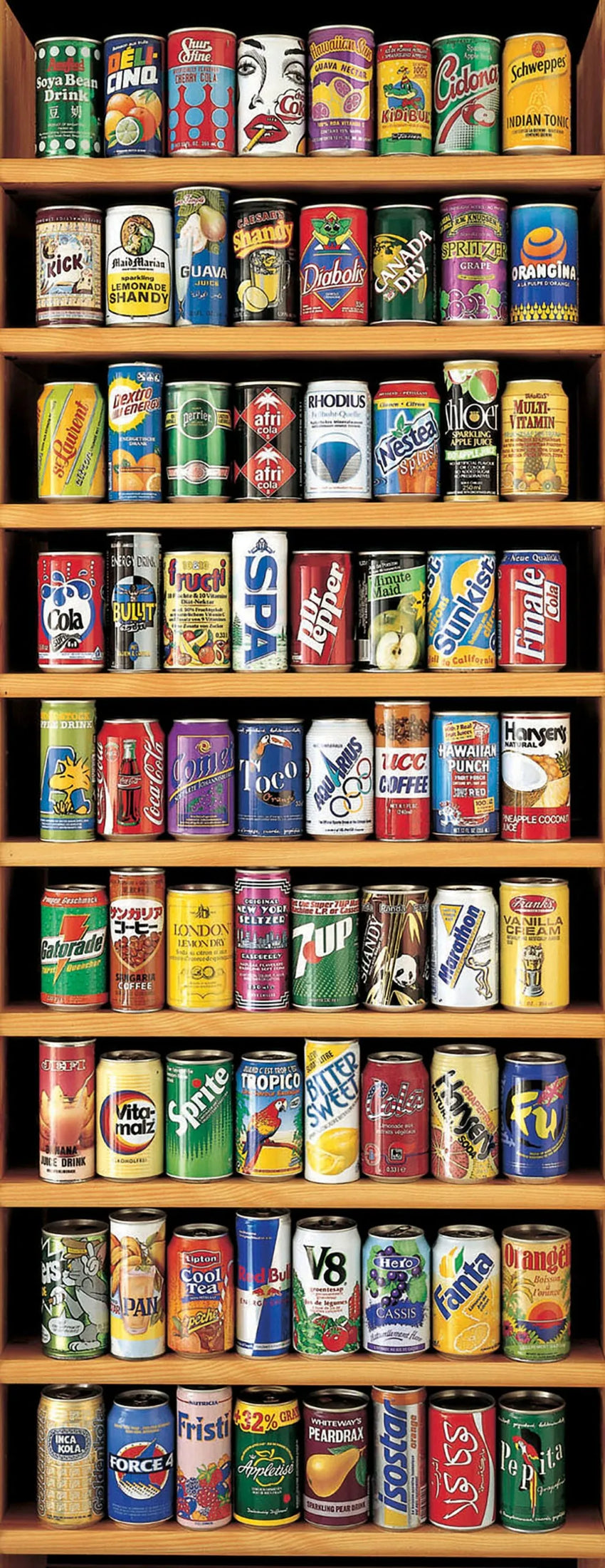 Panoraampusle "Soft cans" 2000 tk-w008 WHSX Jigsaw Puzzles-Brain Games OÜ