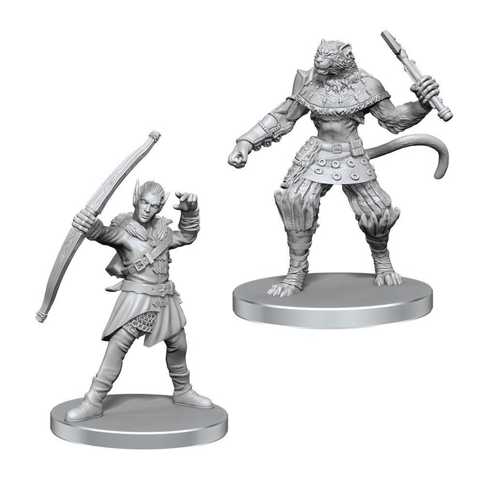 Pathfinder Battles miniatuurid Elf Hunter & Catfolk Bandit