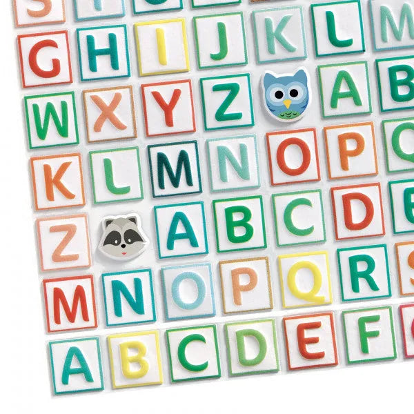 Pehmed kleebised "Alphabet stickers"-Lastemängud-Brain Games OÜ