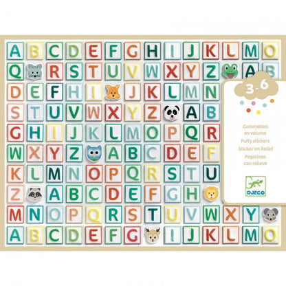 Pehmed kleebised "Alphabet stickers"-Lastemängud-Brain Games OÜ