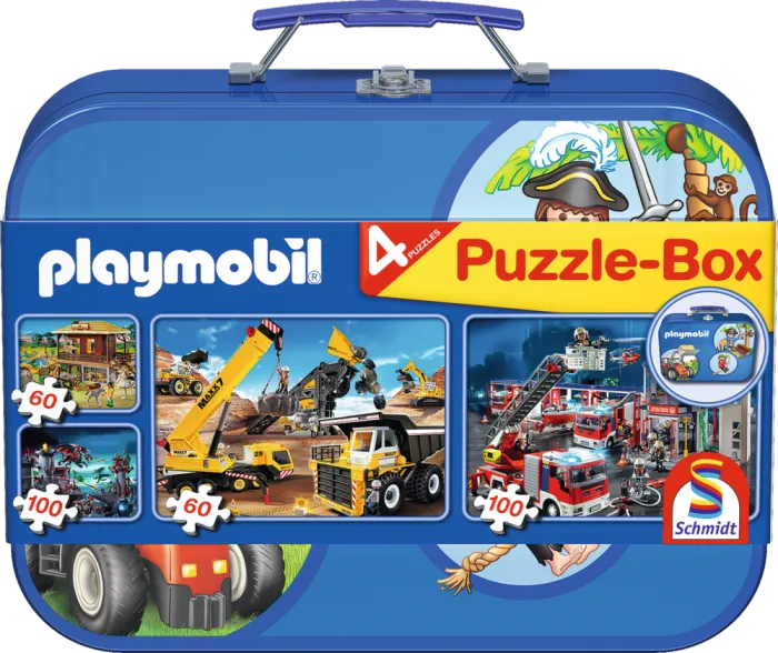 Playmobil box, 2x60, 2x100-w008 WHSX Jigsaw Puzzles-Brain Games OÜ
