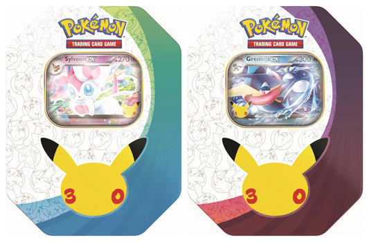 Pokemon: 30th Celebration ex Tin