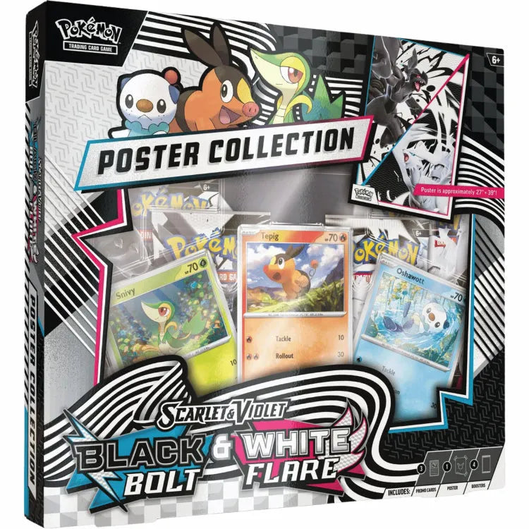 Pokemon: Black Bolt & White Flare Poster Collection-Strateegiamängud-Brain Games OÜ