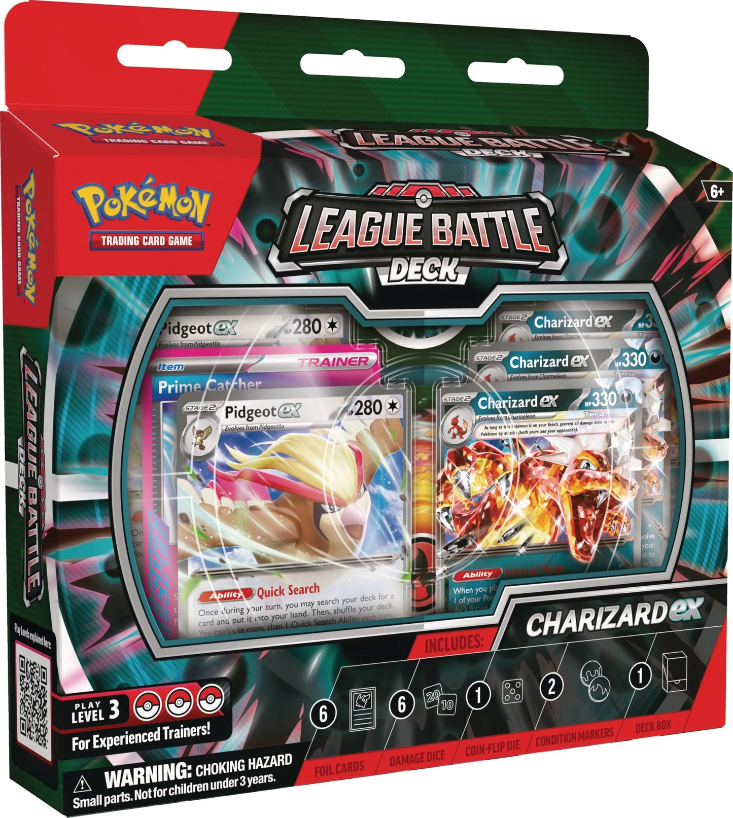 Pokemon: Charizard ex League Battle Deck-Strateegiamängud-Brain Games OÜ
