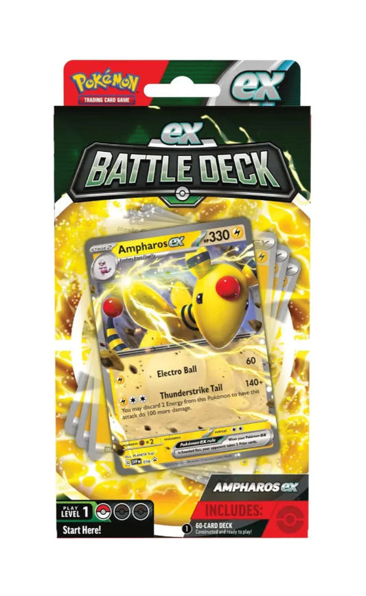 Pokemon: EX Battle Deck - Ampharos EX-101 Board / Card Games-Brain Games OÜ