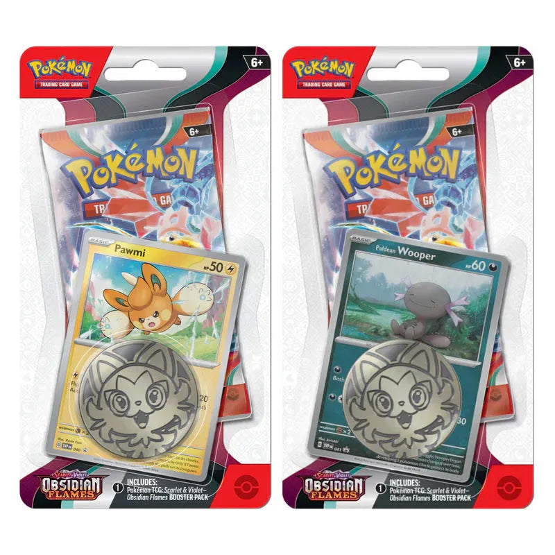 Pokemon: Obsidian Flames Checklane Blister-Strateegiamängud-Brain Games OÜ