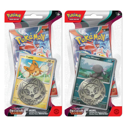 Pokemon: Obsidian Flames Checklane Blister-Strateegiamängud-Brain Games OÜ