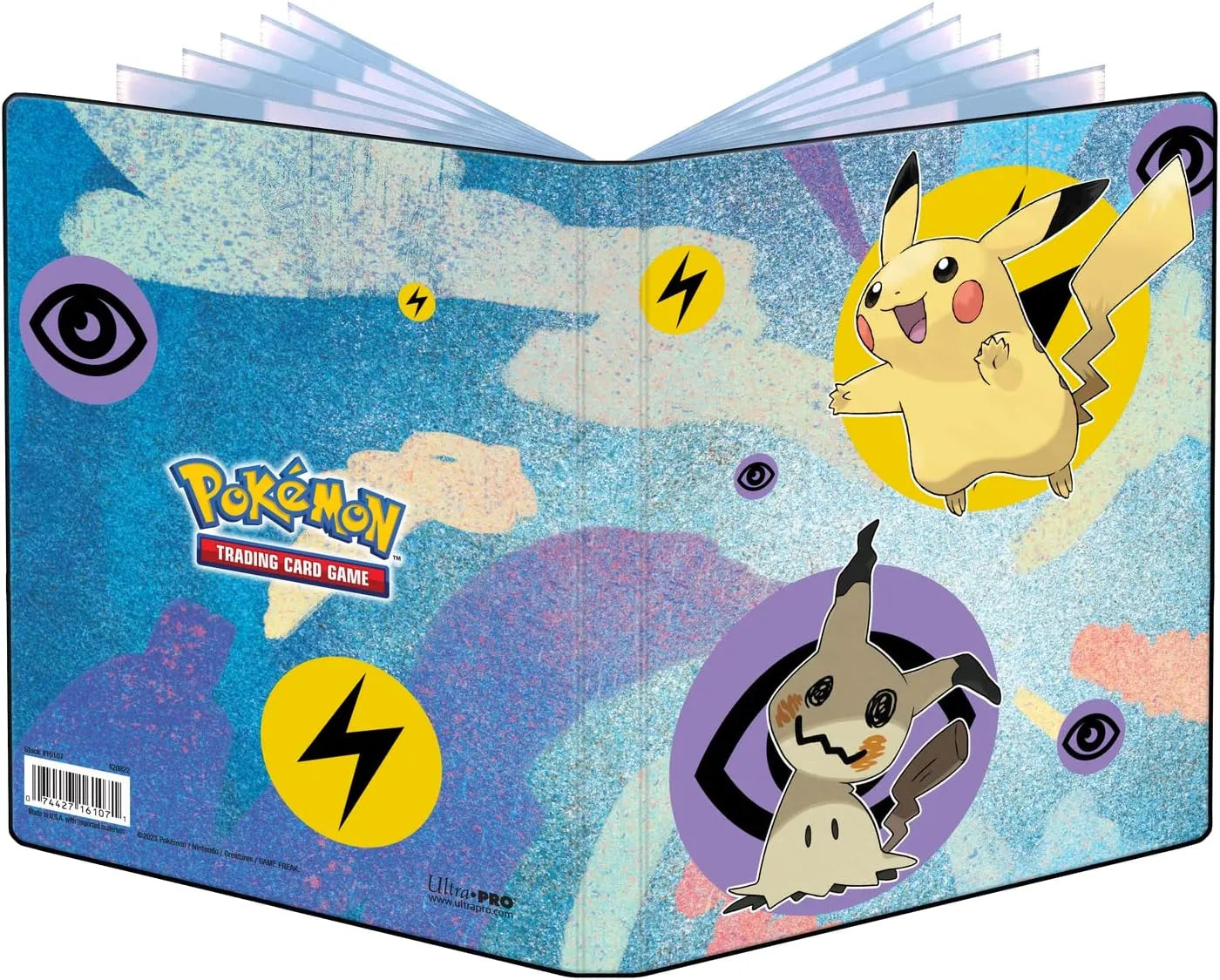 Pokémon Pikachu & Mimikyu 4-Pocket Portfolio-004 Accessories-Brain Games OÜ