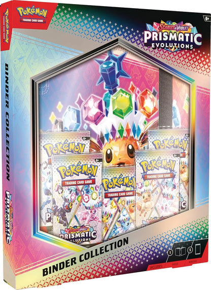 Pokemon: Prismatic Evolutions Binder Collection-Strateegiamängud-Brain Games OÜ