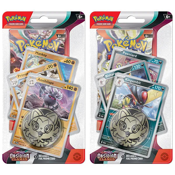 Pokemon: Scarlet & Violet - Obsidian Flames Premium Checklane Blister-001 Board / Card Games-Brain Games OÜ